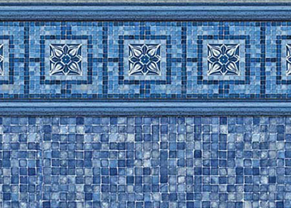 Vintage / Blue Mosaic Image